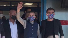 Trabzonspor’un yeni transferi Edin Visca Trabzon’da